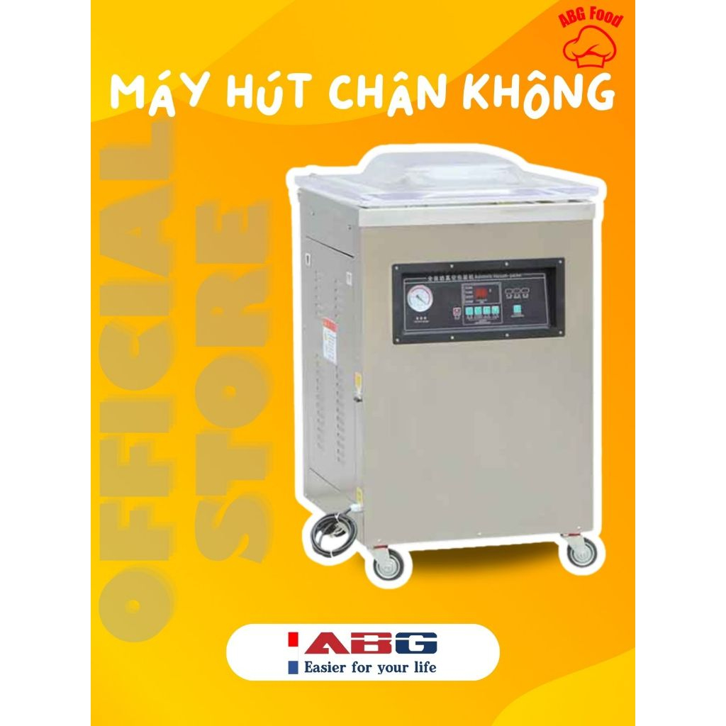 Máy hút chân không công nghiệp ABG DZ 400 tích hợp hàn miệng túi chuyên dụng dùng trong gia đình, nhà hàng và quán ăn