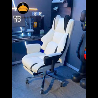 Ghế Gaming Công Thái Học, Ghế Game Da Cao Cấp Có Ngả Lưng Gác Chân SMART FURNITURE 8994