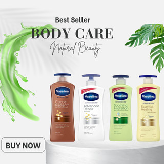Kem dưỡng thể body nâng tone VASELINE 725ml dưỡng ẩm sáng da