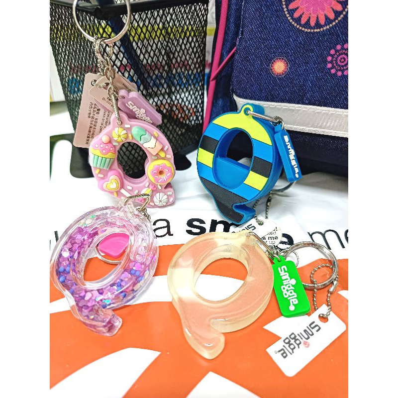 Móc khóa chữ Smiggle - Alpha Keyrings Smiggle