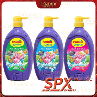 Chai Sữa Tắm Gội cho bé Carrie Junior hương trái cây thiên nhiên 700g