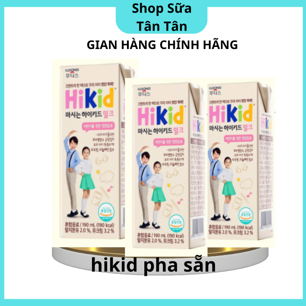 {Deal sốc} Sữa HIkid nước Pha Sẵn phát triển cho bé dành cho mẹ bận rộn