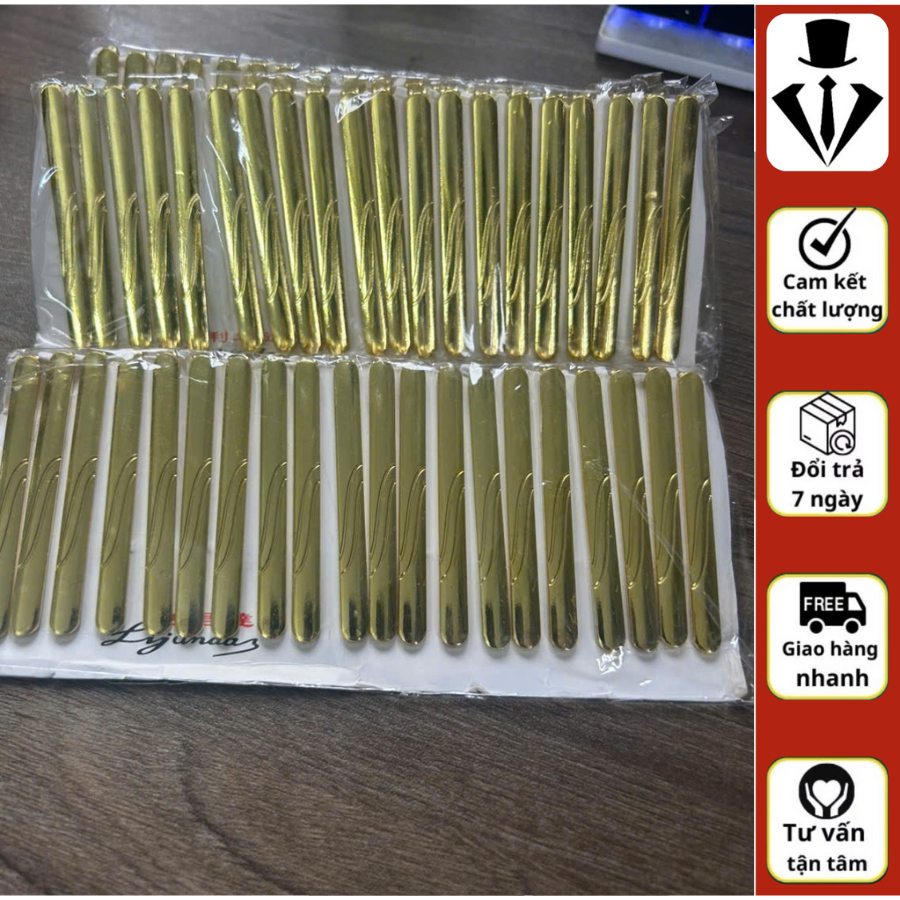 Kẹp cà vạt mạ vàng sang trọng kẹp cà vạt nam giới
