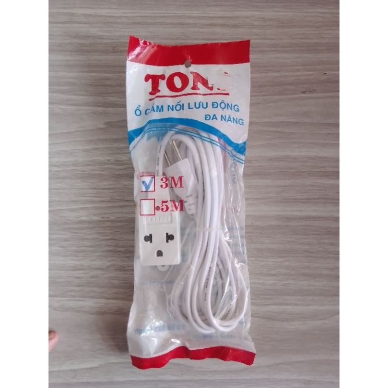 Ổ cấm ⚡ đi động đa năng 3m TONI