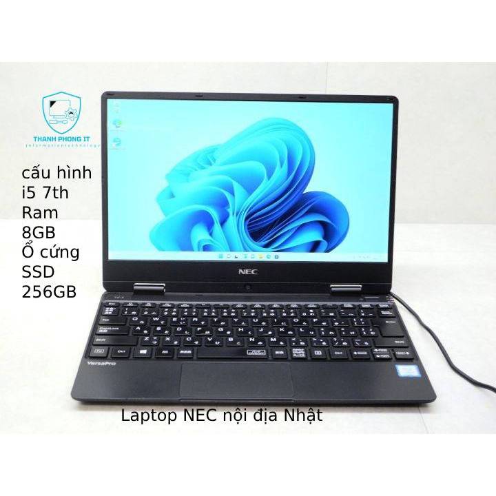 Laptop Nhật Bản NEC VersaPro Core i5 7th, 8gb Ram, 256gb SSD 13.3inch F HD
