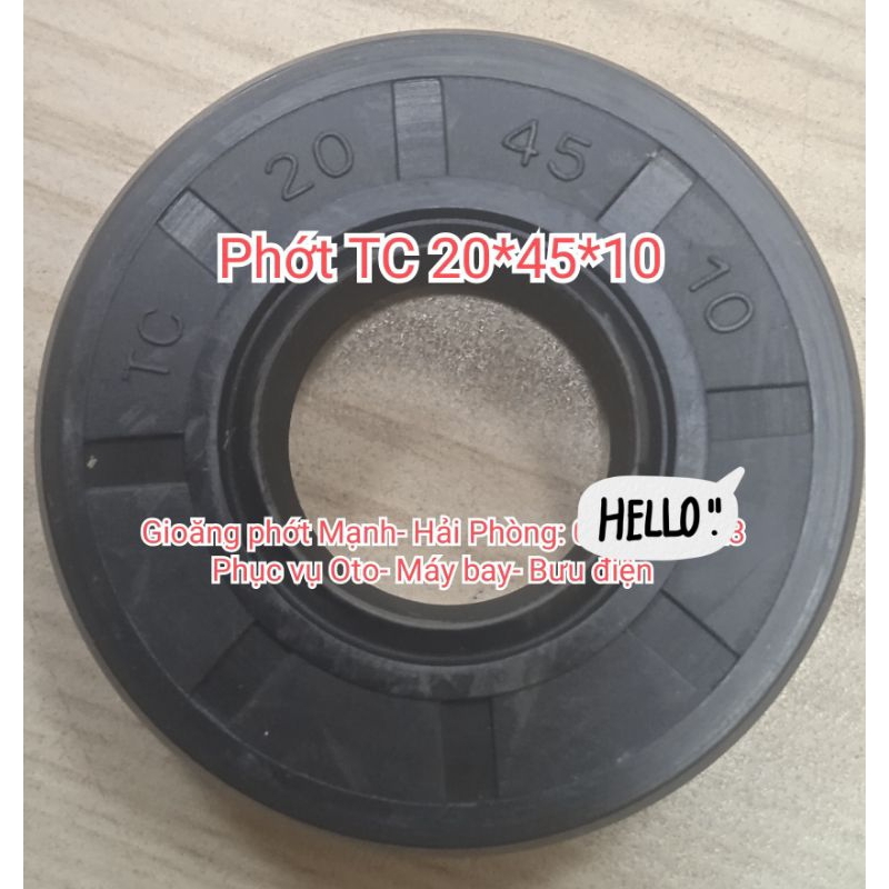 Phớt TC 20*45*10, 20x45x10