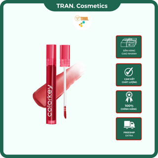 Son Kem Colorkey, Son Colorkey Airy Velvet Lip Lacquer Son Môi Dạng Lỏng Màu Sắc Đậm Đà Hiệu Ứng Lì - TRAN. Cosmetics.