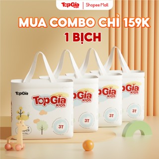 Tã/Bỉm Quần Dán Em Bé TOPGIAKIDS pH<7 Hỗ Trợ Kháng Khuẩn, Chống Tràn,Thấm Hút Tốt Khô Thoáng Cả Ngày