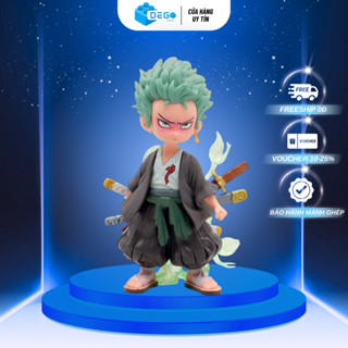 [ TẶNG LED ] Mô hình Zoro Al phiên bản kid siêu ngầu 15cm one piece Dego Toys