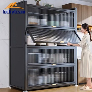 Kệ Để Đồ /4/5 Tầng 100*42*144cm- Kệ Nhà Bếp Đa Năng Thông Minh Kệ Vi Sóng, Thép Carbon Màu Đen