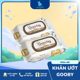 [Mua 3 Tặng 1] Khăn ướt Gooby Premium 100 tờ đa năng, không cồn, không parabens, mềm mịn, an toàn với da bé