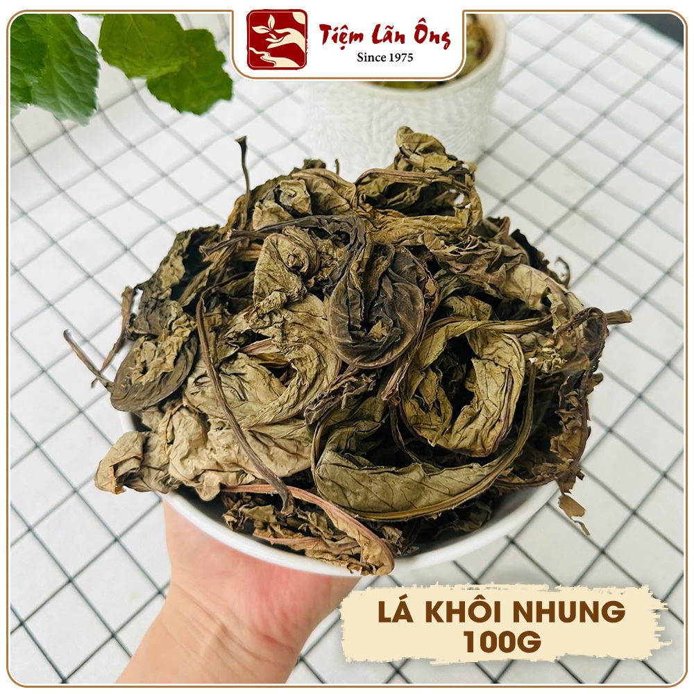 Lá khôi nhung 100g, lá khôi tía khô, giúp giảm đau dạ dày, đại tràng, hỗ trợ tiêu hóa