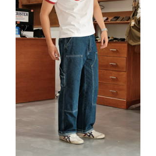 Quần dài Nam Double Knee Denim - Dáng Straight -fit - Olderister