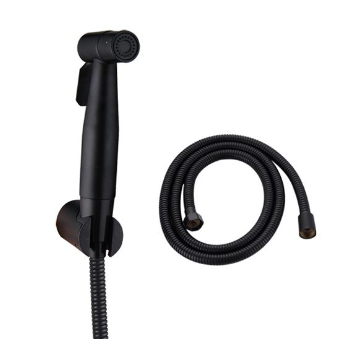 Đầu vòi xịt vệ sinh cầm tay màu đen bán chạy cho phòng tắm và bồn cầu đầu vòi xịt vệ sinh vòi xịt vệ
