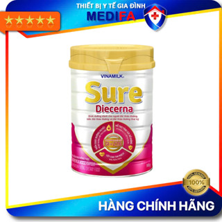 Sữa bột Vinamilk Sure Diecerna dành người tiểu đường hộp thiếc 900g, Sữa cho người tiểu đường