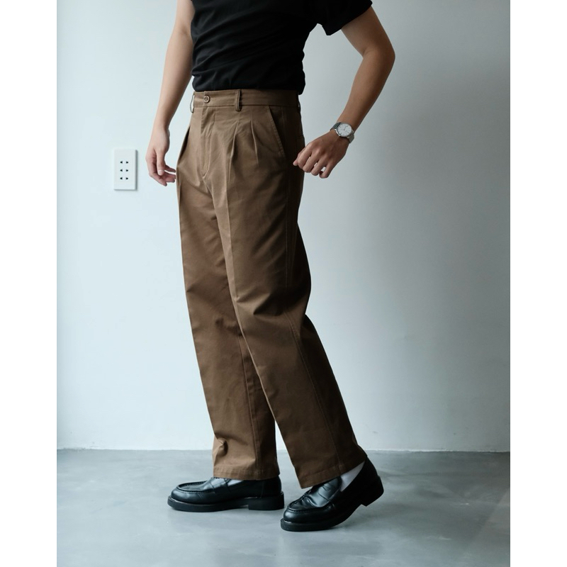 Quần Kaki Nam Xếp li Lot.002 - Straight fit - Olderister | Classic Khaki Pants