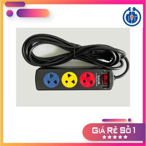 Ổ cắm kéo dài LIOA 3TS3-5