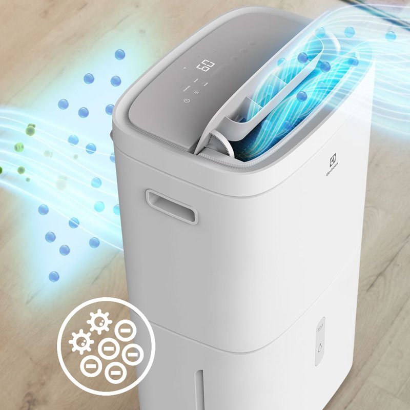 Máy hút ẩm Electrolux EDH10TRBW1 20L | Máy hút ẩm UltimateHome 300 cho phòng 42m² | BigBuy360 - bigbuy360.vn