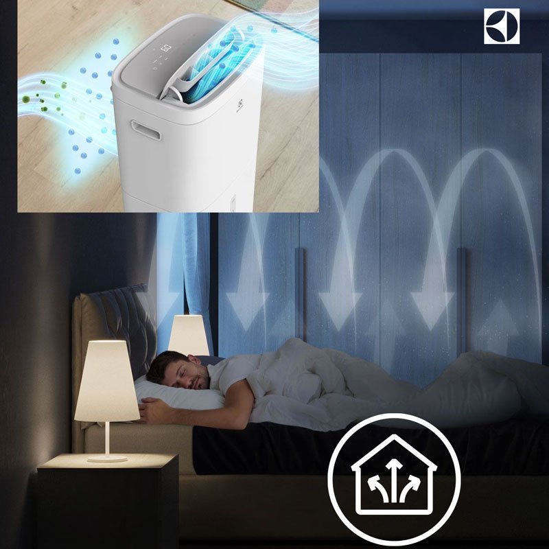 Máy hút ẩm Electrolux EDH10TRBW1 20L | Máy hút ẩm UltimateHome 300 cho phòng 42m² | BigBuy360 - bigbuy360.vn