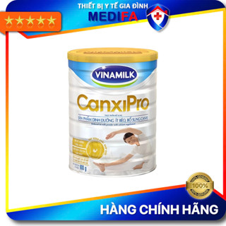 Sữa bột Vinamilk CanxiPro hộp thiếc 900g dành cho người cao tuổi, Sữa bột bổ sung canxi hỗ trợ xương