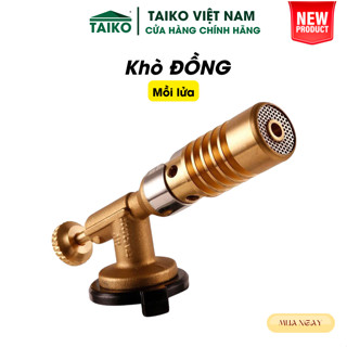 [Mua 2 Giảm 2%]Đèn Khò Gas Bằng Đồng Nguyên Chất | Điều Chỉnh Ngọn Lửa | Nhiệt Độ Tối Đa 1400°C | Dùng Bình Gas Mini
