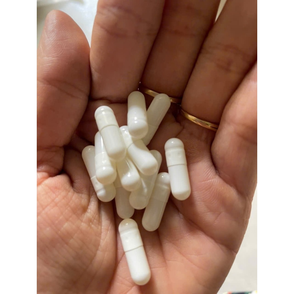 50gr viên nang rỗng màu trắng sữa size 0