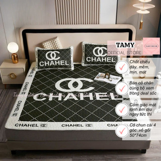 Chiếu điều hòa hình thương hiệu có chun cài 4 góc Tamy Bedding chất liệu tencel cảm giác mát, thoáng lưng và không bí
