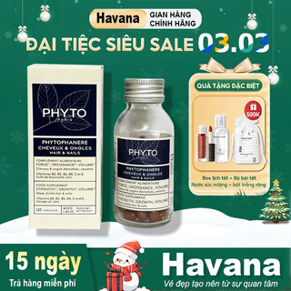  Viên uống PHYTO Phanere hỗ trợ mọc tóc dưỡng móng - hộp 120v 