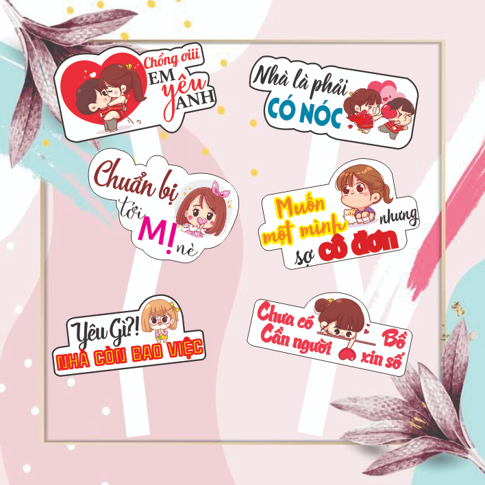 [HASHTAG CƯỚI] Hastag Đám Cưới, Ăn Hỏi, Bảng cầm tay chụp ảnh Đám Cưới - Mẫu Hot nhất năm 2025