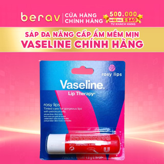 Son Dưỡng Môi Vaseline Hồng Xinh Rosy Lips Dạng Thỏi 4.8g