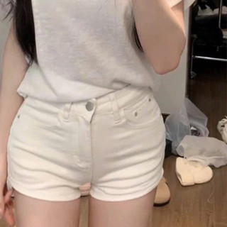 Quần Short Jeans Nữ SHORTSHOP Quần Đùi Nữ Ôm Lưng Cao Co Giãn Chất Jeans Dày Dặn SHORTSHOP