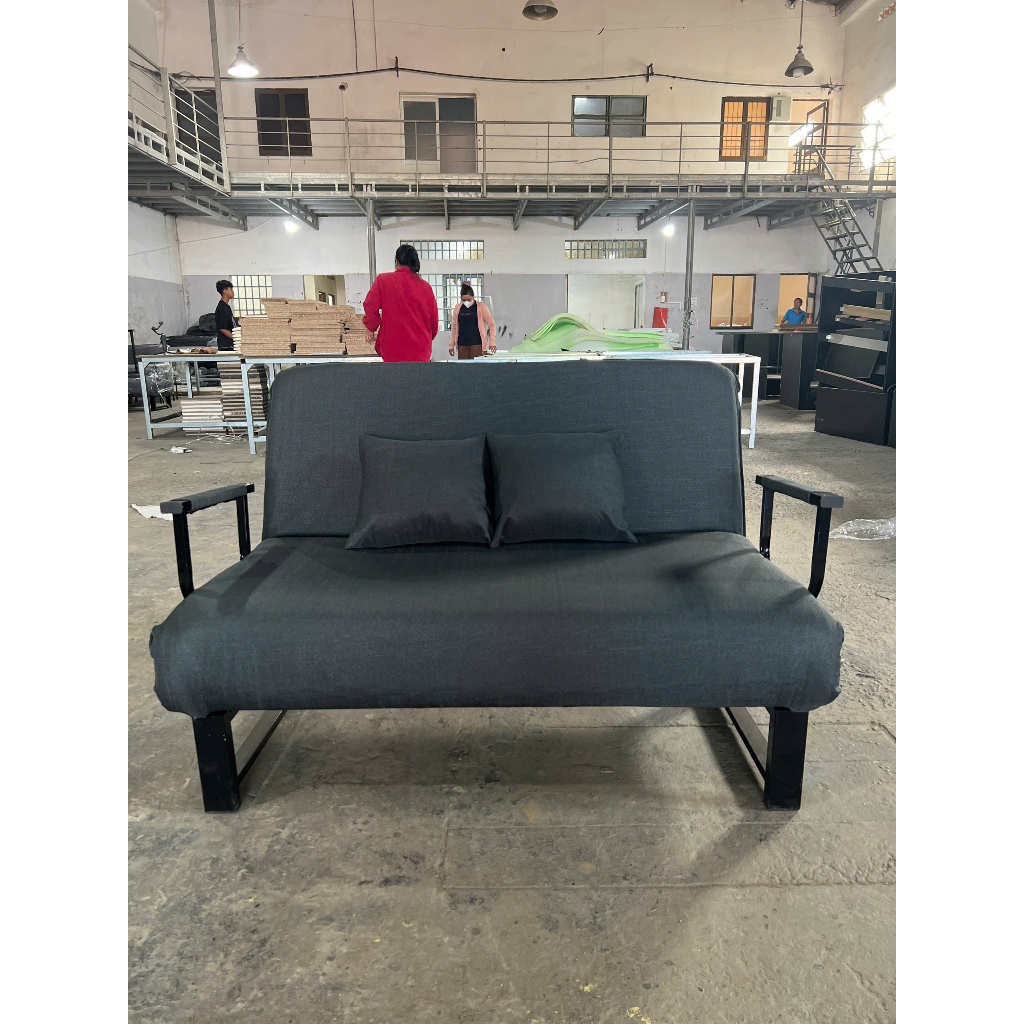 Ghế sofa gấp gọn, Giường Ngủ thành ghế KAQI size 80cm - Giường Ngủ Có Nệm Xếp Gọn Đa Năng 80x190cm