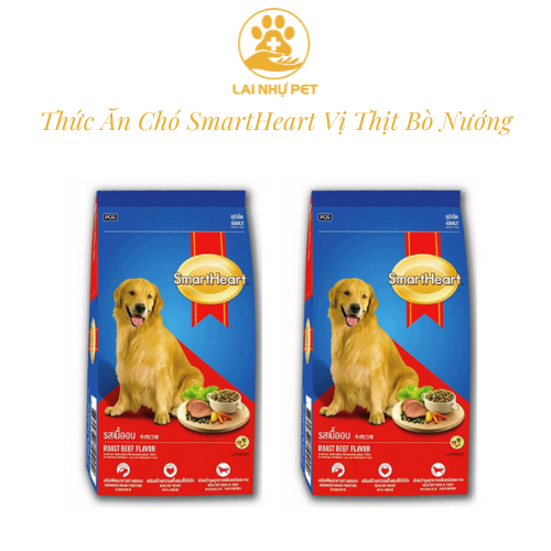 Smartheart bò nướng 400g-Lai Nhự Pet
