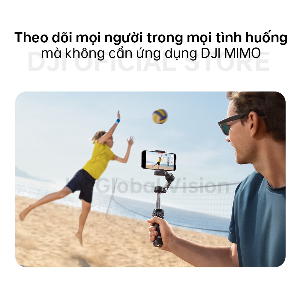 Gimbal chống rung điện thoại DJI Osmo Mobile 7 theo dõi chủ thể, 7P có mô đun tích hợp đèn chiếu sáng (DJI OM 7 Series) | BigBuy360 - bigbuy360.vn