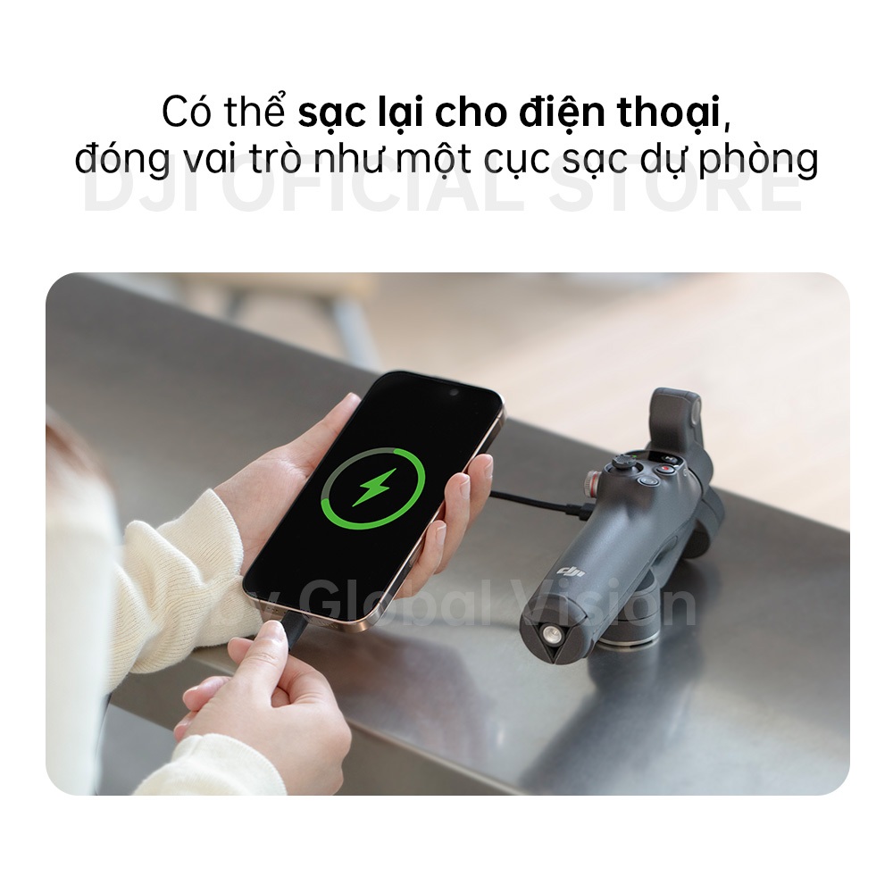 Gimbal chống rung điện thoại DJI Osmo Mobile 7 theo dõi chủ thể, 7P có mô đun tích hợp đèn chiếu sáng (DJI OM 7 Series) | BigBuy360 - bigbuy360.vn