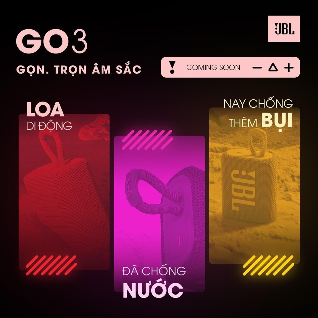 [LIVESTREAM] Loa Bluetooth JBL GO 3 - Hàng Chính Hãng | BigBuy360 - bigbuy360.vn
