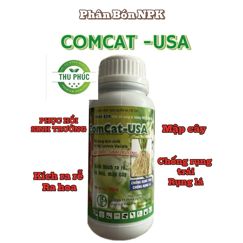 Phân bón kích thích sinh trưởng cây trồng COMCAST A-UÚA 500ml, sinh trưởng mạnh, ra rễ,đẻ nhánh,đâm 