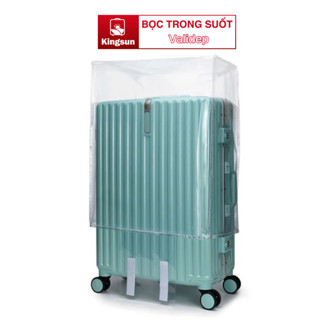 Bọc vali thời trang trong suốt không viền, chống trầy xước vali