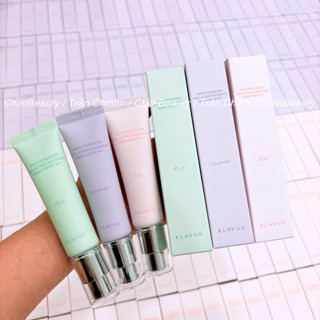Kem lót KLAVUU White Pearlsation Primer màu hồng, xanh, tím [ChiinBeauty]
