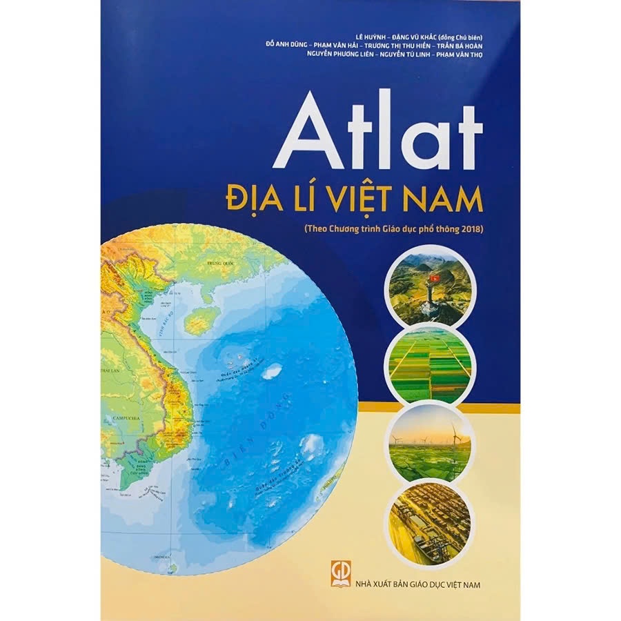 Sách - Atlat địa lí Việt Nam (Theo chương trình giáo dục phổ thông 2018)