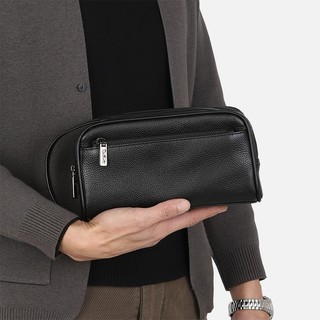   Da thật  Túi golf nam da bò thật; Clutch cầm tay nam CL159LEA  Đen  - 100% da thật Bảo hành 3 năm 