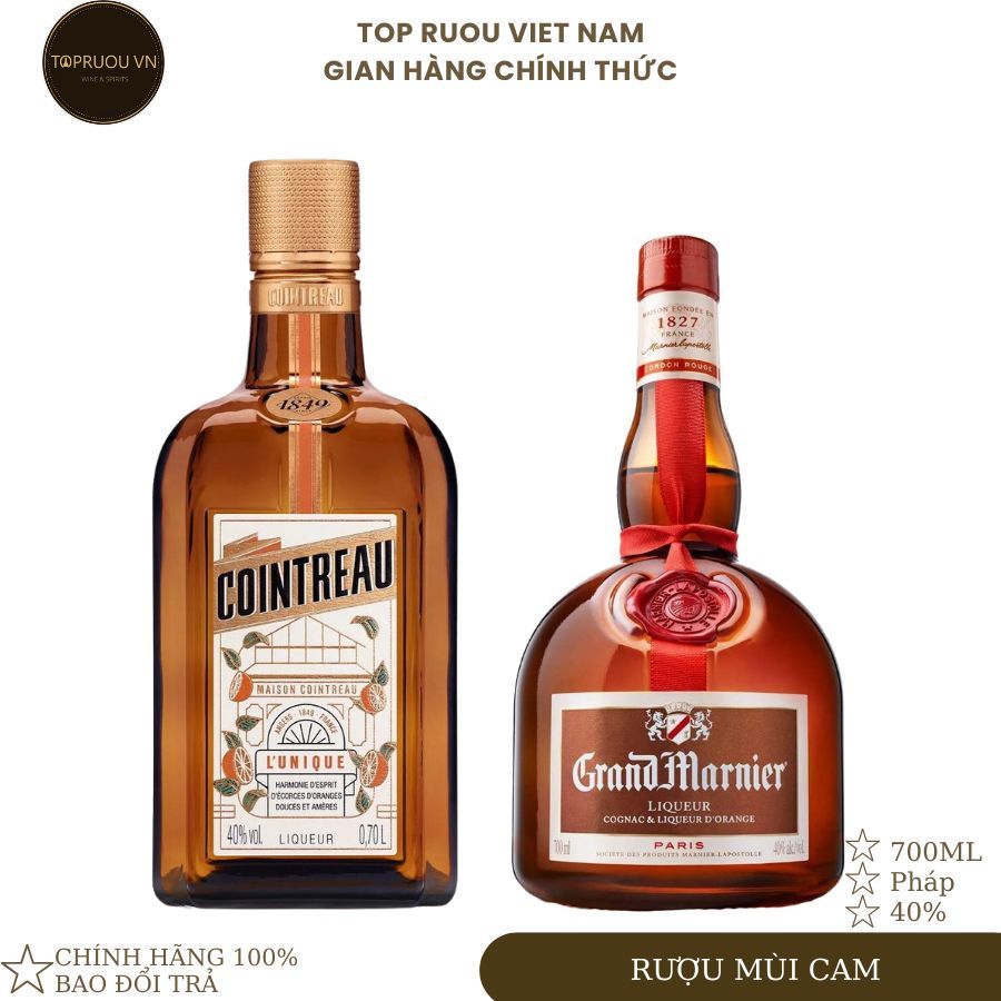 Rượu Mùi Cam Cointreau 700ml [Chính Hãng][Top Rượu VN]