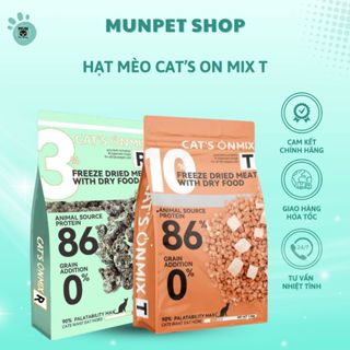  Hạt mèo Cat's on mix R  mix T topping gà sấy ruốc sấy thơm ngon không độn ngũ cốc 