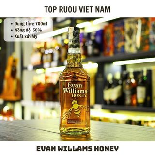 [Top Rượu VN] - Evan Willams Black - White 700ml - Honey [Chính Hãng]