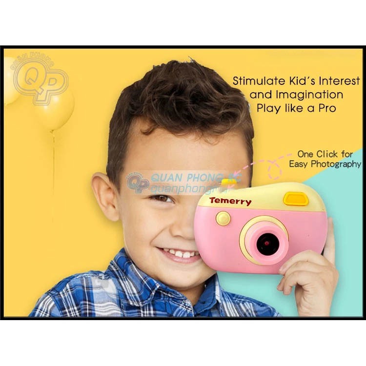 Camera HD Temerry cho bé (không bao gồm thẻ nhớ)