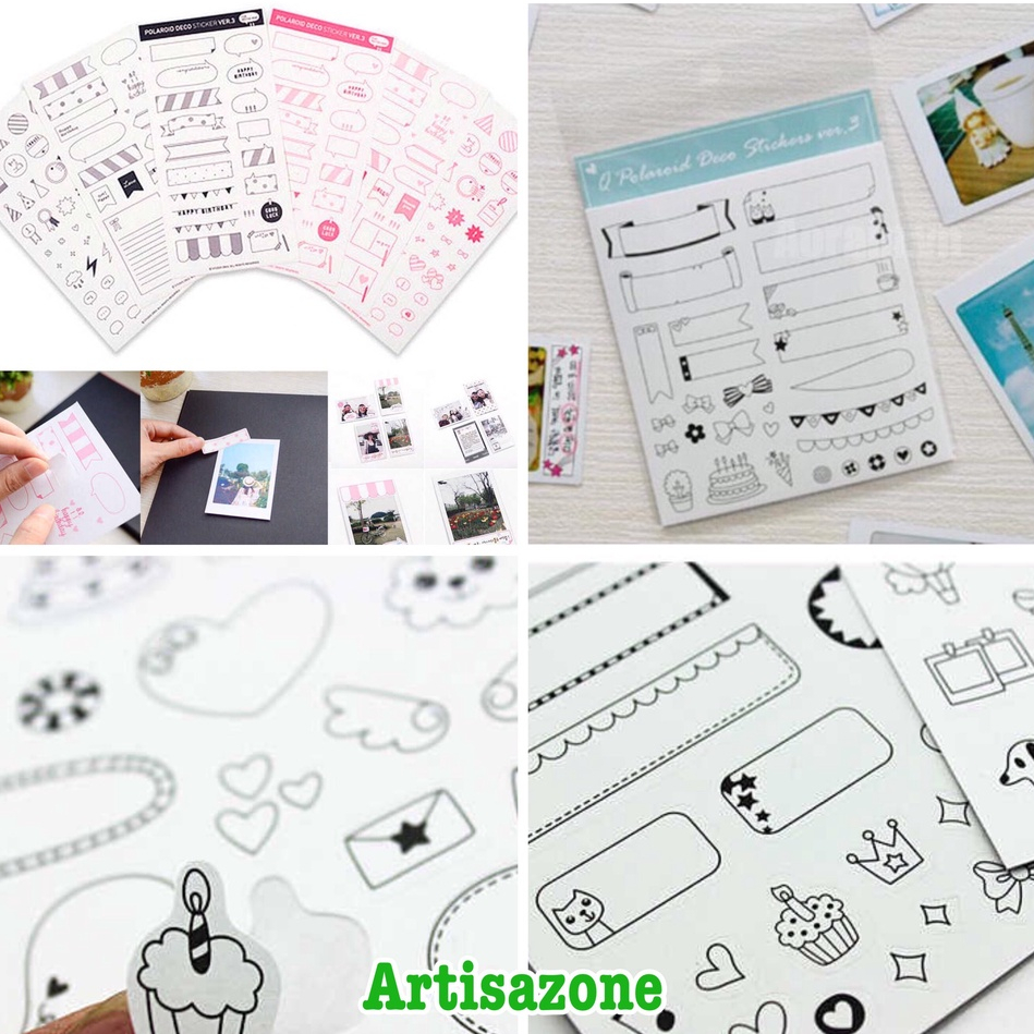 Sticker sinh nhật - Bộ 06 tờ
