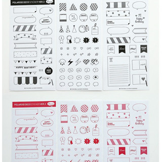 Sticker sinh nhật - Bộ 06 tờ