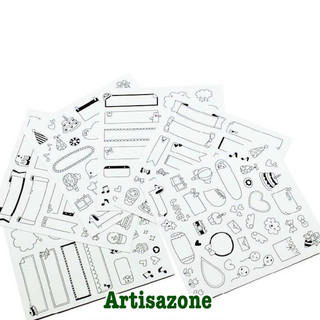 Sticker sinh nhật - Bộ 06 tờ