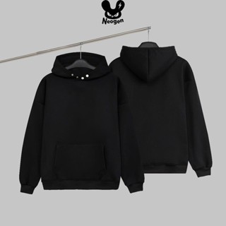 Áo hoodie trơn Neogen ND00 chất nỉ lông cáo cao cấp form unisex dành cho nam nữ phong cách basic