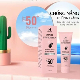 Kem Chống Nắng HANACOM Nâng Tone Trắng Da, Thấm Nhanh Kiềm Dầu SPF50+ PA ++++ 30g - DC04